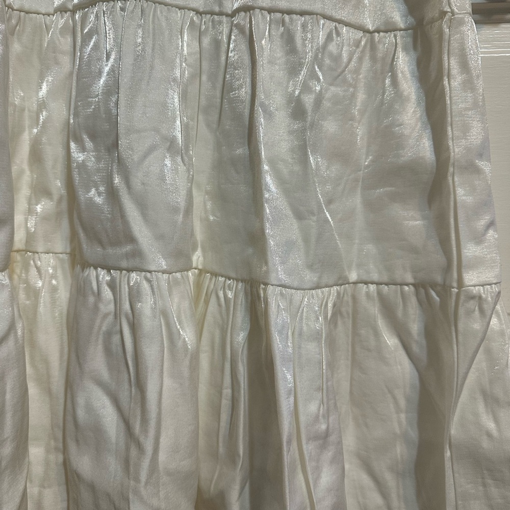 Nasty Gal, shiny white dress - size 4 - Picture 6 of 6